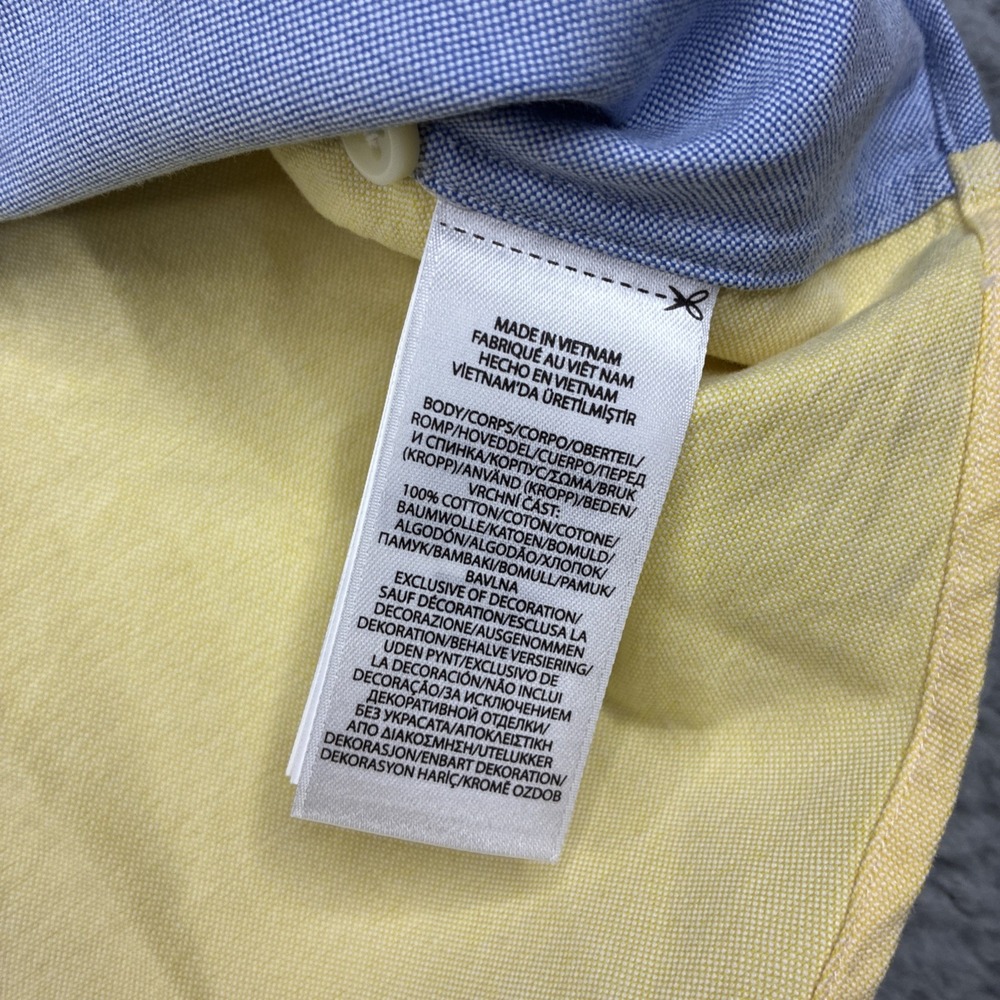 Polo Ralph Lauren Classic Fit Oxford Fun Shirt Men's XL Colorblock Pastel - Picture 5 of 10